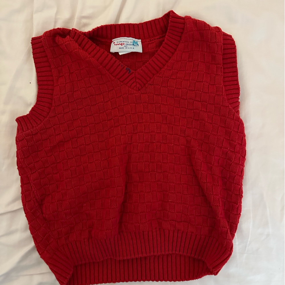 mini sweater vest